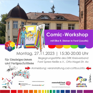 Comic-Workshop mit Elke R. Steiner in Forst (Lausitz)