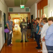 03.07.2017 | Regenbogenflaggenhissung und Ausstellungseröffnung, LASV Cottbus