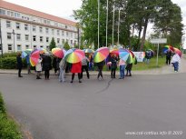 13.05.2019 | Regenbogenfahnenhissung und Ausstellungseröffnung am LASV Cottbus