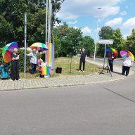 26.06.2023 | Regenbogenflaggenhissung und Ausstellungseröffnung am LASV